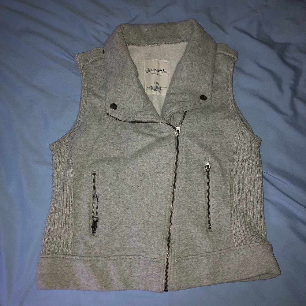 Grey winter/fall vest